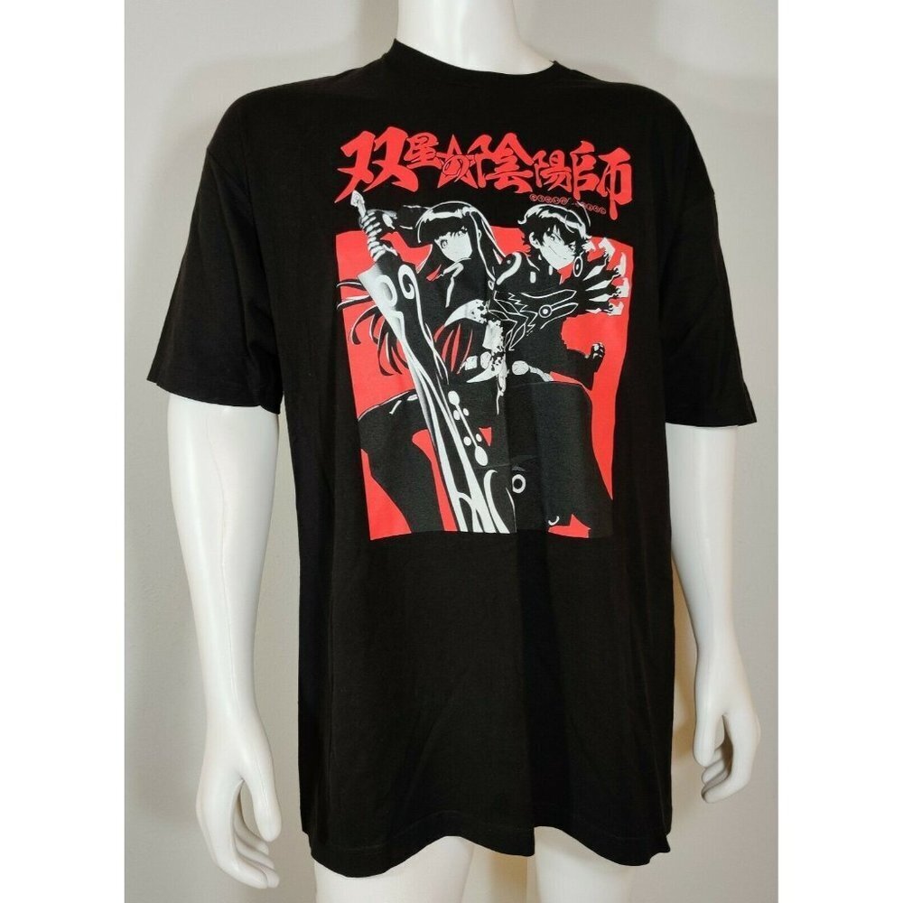 NWT Twin Star Exorcists Loot Crate T-Shirt, Black, 3XL, Anime